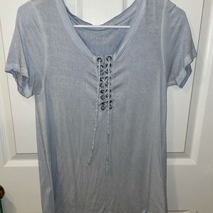 American Eagle Blue Top